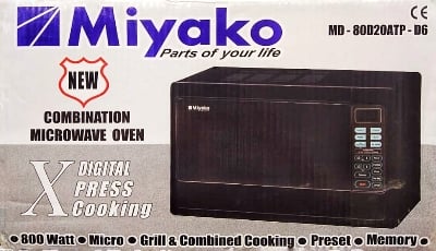 Picture of Miyako 20L Microwave Oven D6 Model Kitchen Appliance Multicolor
