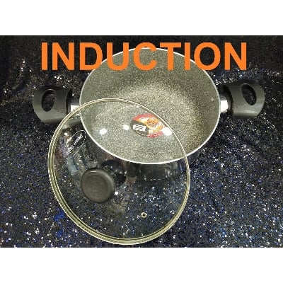 Picture of Kiam sospan 28CM with glass lid (Induction) Multicolor