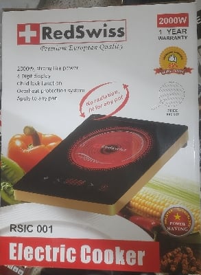 Picture of Redswiss electric cooker 2000 watt RSIC-001 for any pot (Inverter technology power saving) Mixed