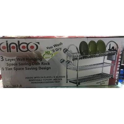 Picture of 3 layer Kinbo Kitchen dish rack 363 Multicolor