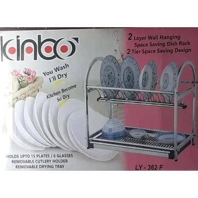 Picture of 2 layer Kinbo Kitchen dish rack 362F Multicolor