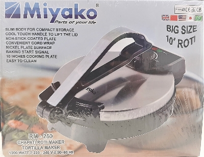 Picture of Miyako Electric Roti Maker RM-250 Big Size 10 inch Multicolor