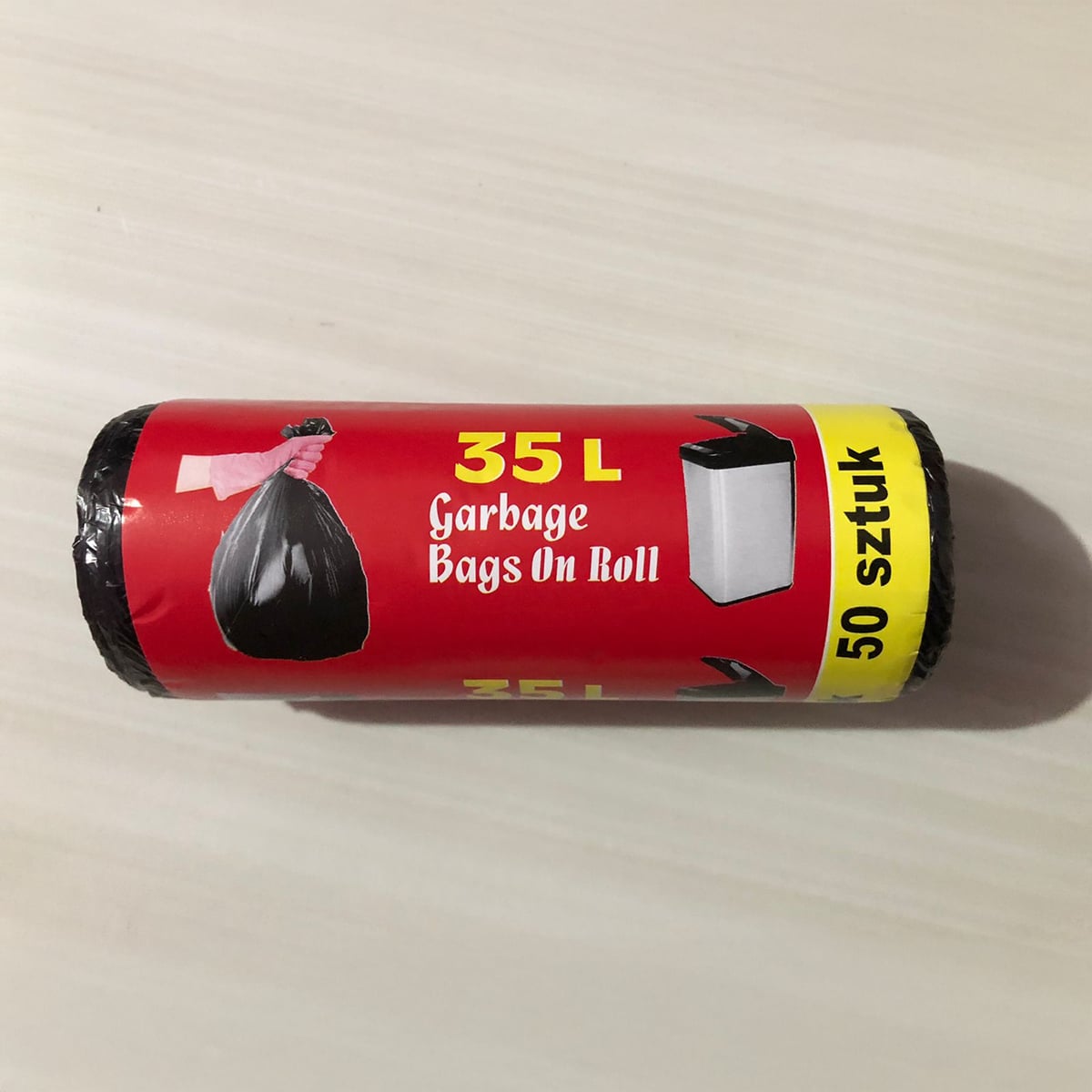 Picture of Garbage bags on roll 50pcs For lite use Multicolor