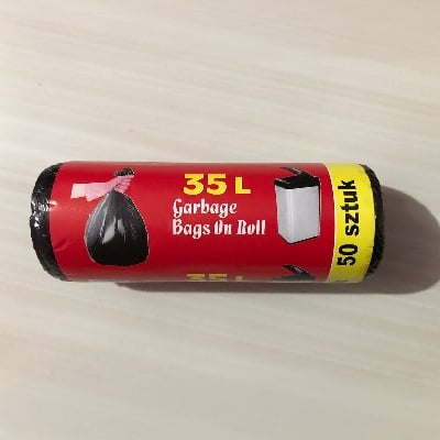 Picture of Garbage bags on roll 50pcs For lite use Multicolor