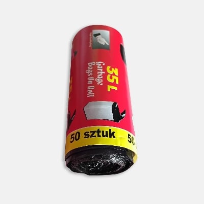 Picture of Garbage bags on roll 50pcs For lite use Multicolor