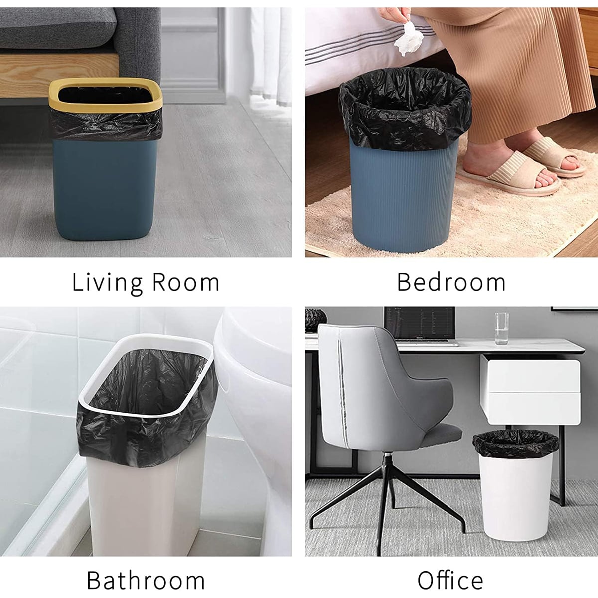 Picture of Garbage bags on roll 50pcs For lite use Multicolor
