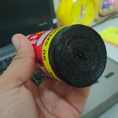 Picture of Garbage bags on roll 50pcs For lite use Multicolor
