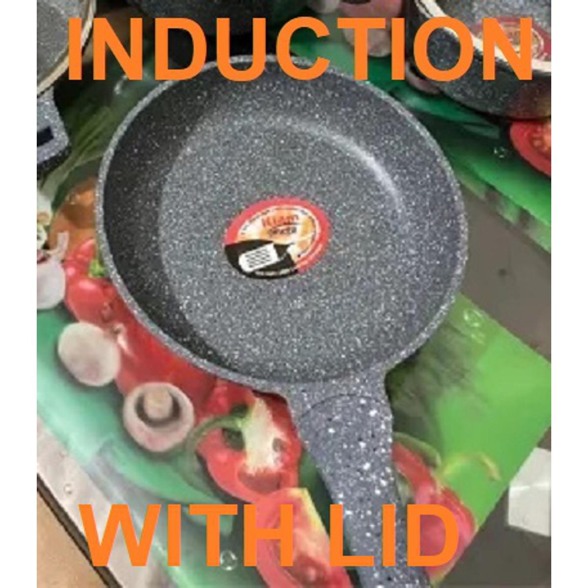 Picture of Kiam Die-casting 26cm Frypan With Glass Lid (Induction) DIECAST26