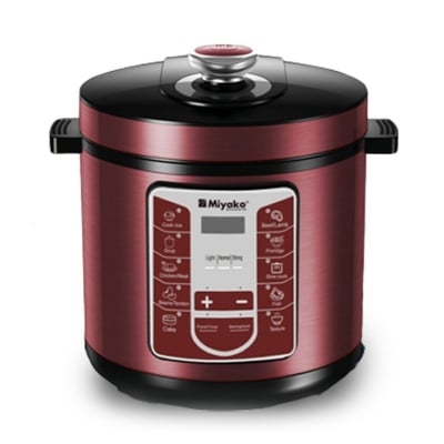 Picture of 6 Liter Miyako Electric Pressure Cooker EPC-612 With 10 Cooking Setup Multicolor