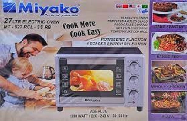 Picture of 27 Liter Miyako Electric Oven MT-827 