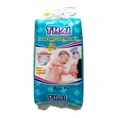 Picture of Thai Baby Diaper Pant XL (13-18 Kg) 4 Pcs 
