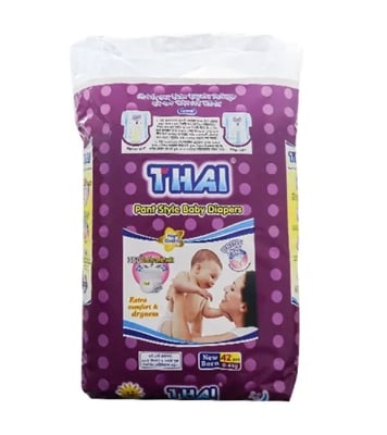 Picture of Thai Baby Diaper Pant New Born (0-4 Kg) 42 Pcs 41-80 Pcs