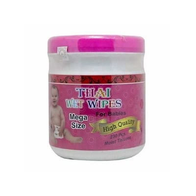 Picture of Thai Wet Wipes For baby 230 PCS (Mega) Multicolor