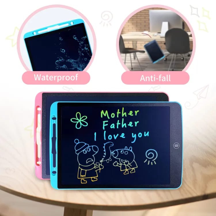 Picture of 12" LCD Writing Tablet Drawing Pad, Erasable E-writer, Office Writing Board, Digital Drawing Pad, Doodle Board Multicolor