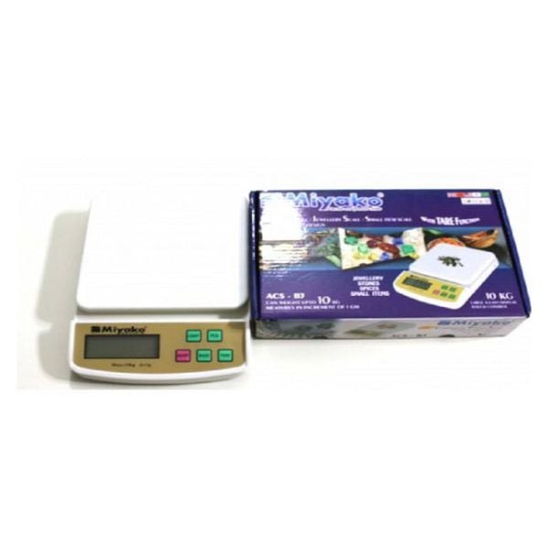 Picture of Miyako ACS-B3 Kitchen Scale /Jewelry Scale/ Small Item Scale Touch Control 10 kg Multicolor