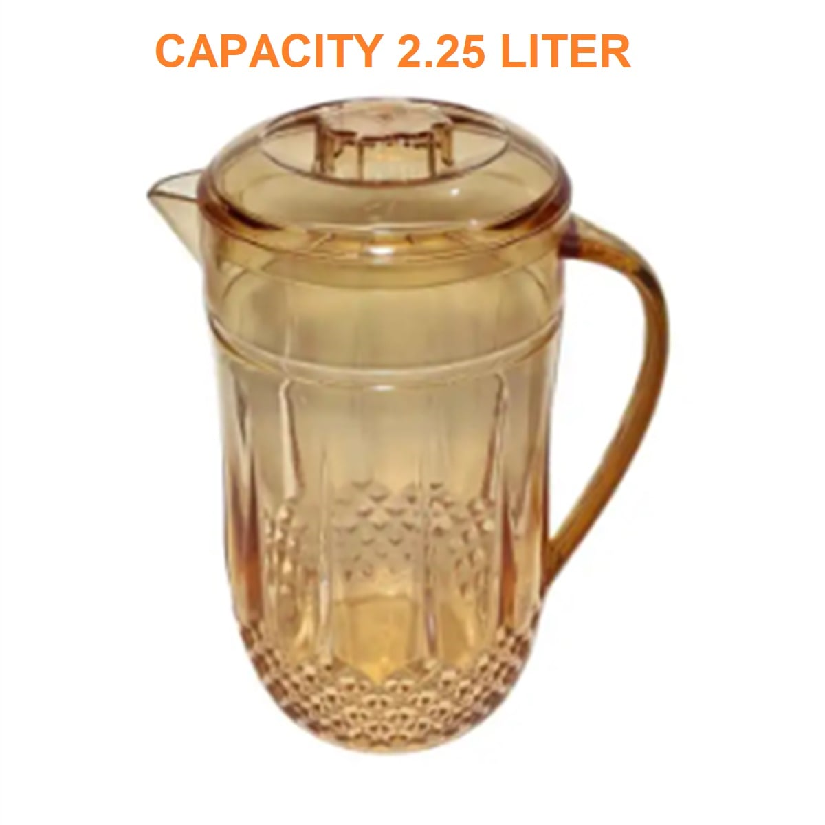 Picture of Crystal Transparent Classic Water Jug 2.25L - Premium Water Jug Multicolor,2.200