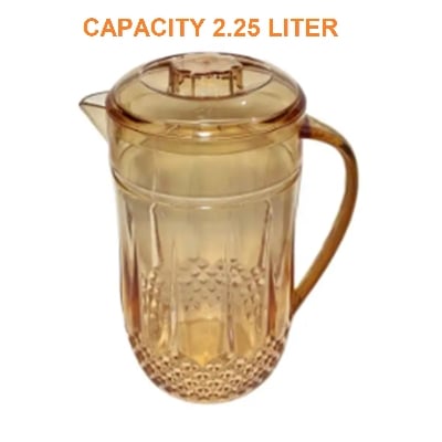 Picture of Crystal Transparent Classic Water Jug 2.25 L - Premium Water Jug Multicolor,2.200