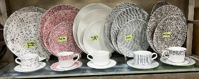Picture of 32 Pieces Ariane Dinner Set Modern Design (DESIGNS AS PER PICTURES) Multicolor