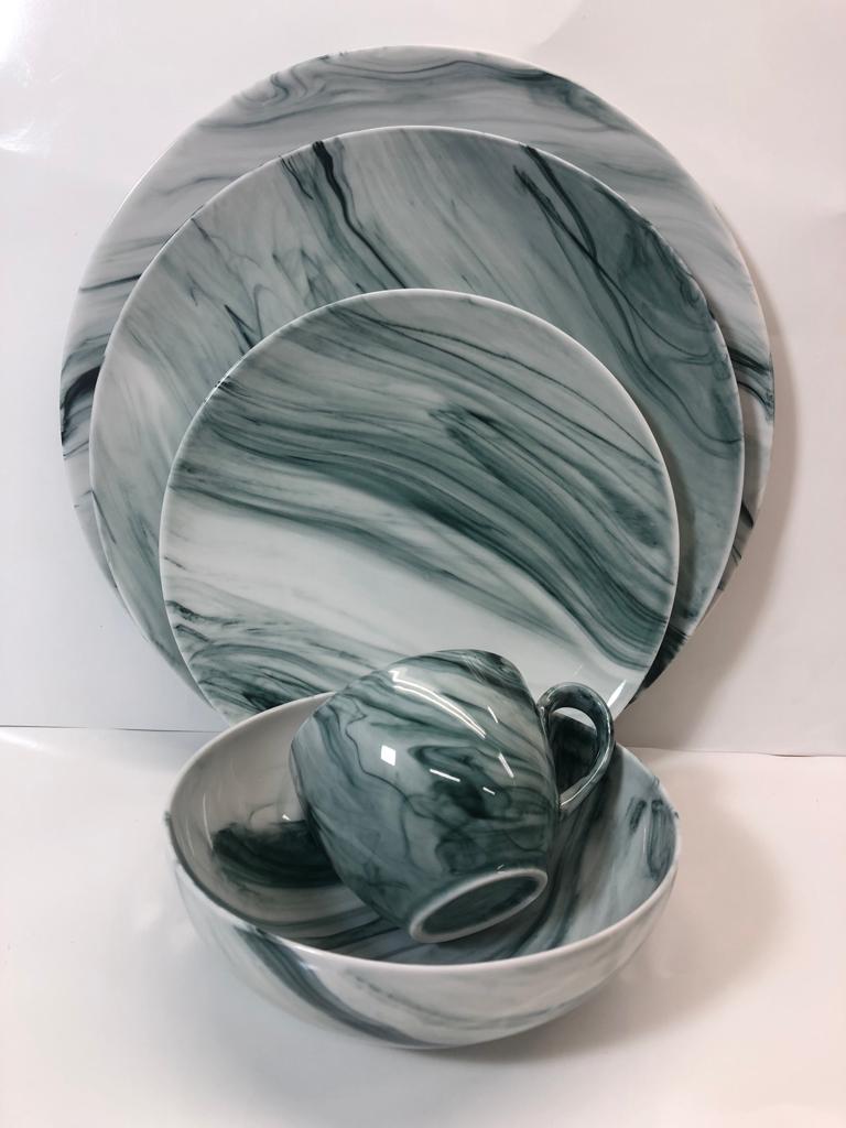 Picture of 32 Pieces Ariane Dinner Set Marble Design (COLOR AS PER PICTURES) Multicolor