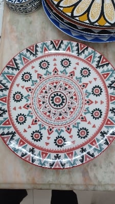 Picture of 24 Pieces Ariane Dinner Set GREEN Design Multicolor