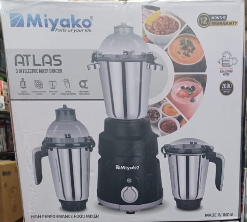 Picture of Miyako ATLAS 2000 Watts Blender Plus Mixer Grinder Multicolor