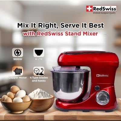 Picture of RedSwiss 6 Liter Commercial Stand Mixer RSSM-301 Multicolor
