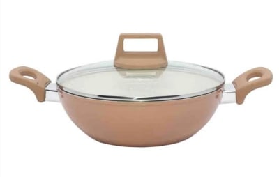 Picture of 26CM Kiam Multipan With Glass Lid CERAMIC Multicolor