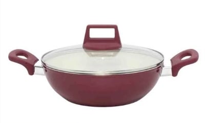 Picture of 26CM Kiam Multipan With Glass Lid CERAMIC Multicolor