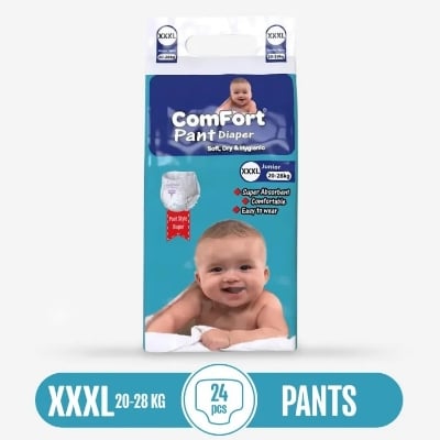 Picture of Comfort Baby Pant Diapers XXXL Size(20-28kg)-24pc XXXL(26Kg and Above),21-40 Pcs
