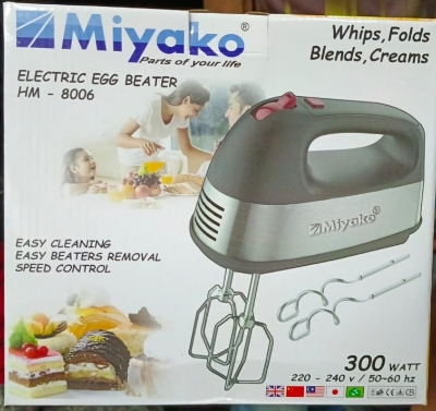 Picture of Miyako electric hand mixer GTM-8006 300W Multicolor