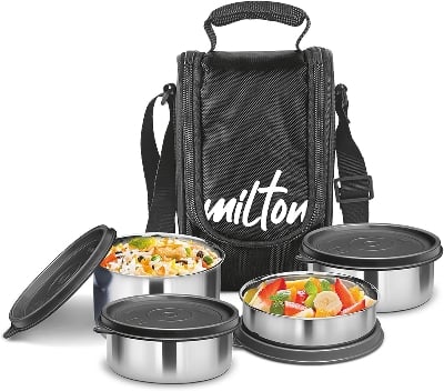 Picture of Milton Tasty Stainless Steel Lunch Box Multicolor