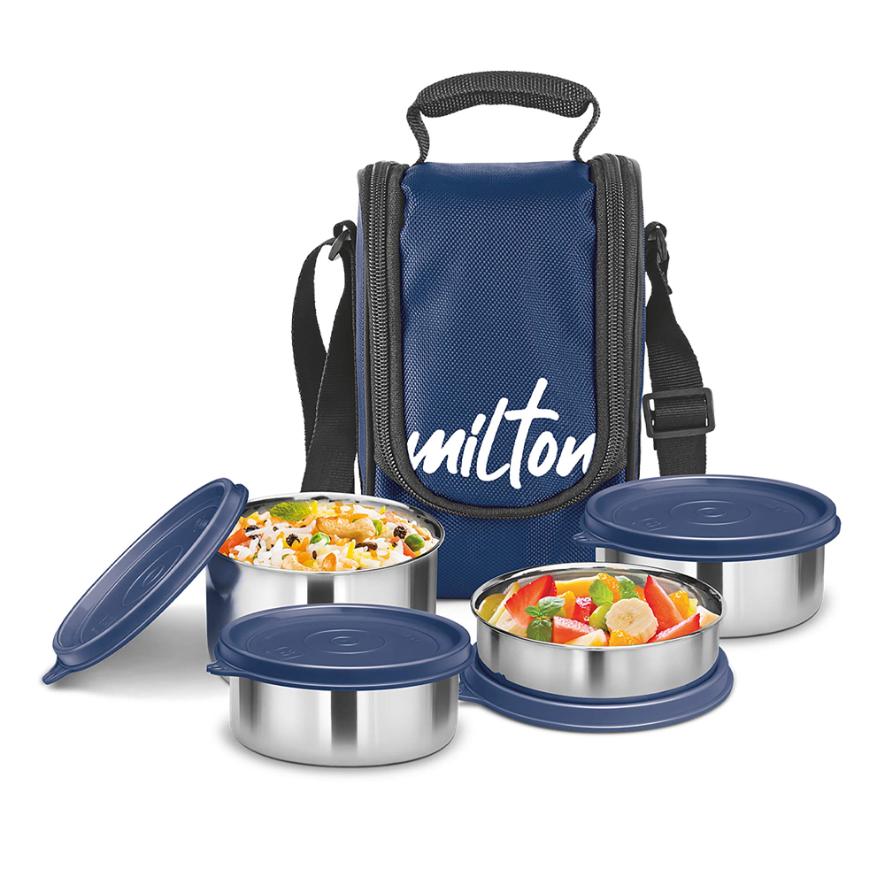 Picture of Milton Tasty Stainless Steel Lunch Box Multicolor