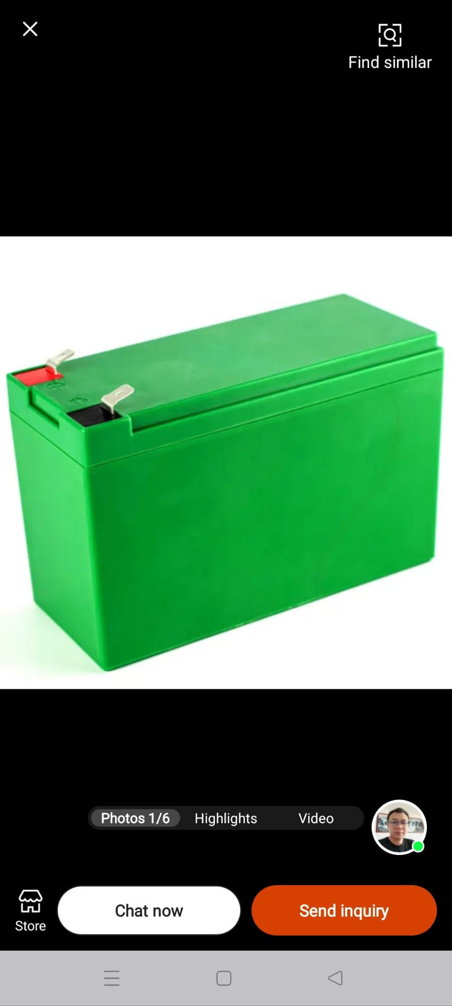Picture of lithium battery box for Computer Ups and Spray machine