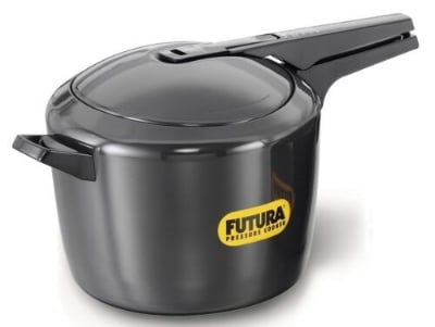 Picture of 9 Liter Futura Hard Anodized Pressure Cooker Multicolor