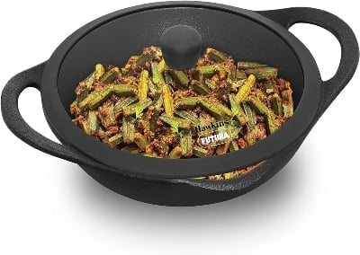 Picture of Hawkins Futura Cast Iron Frying Pan 24 cm Diameter CIF24G Multicolor