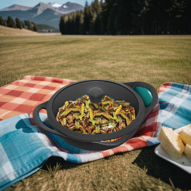 Picture of Hawkins Futura Cast Iron Frying Pan 24 cm Diameter CIF24G Multicolor