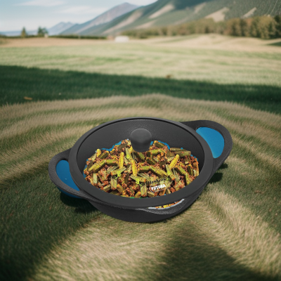 Picture of Hawkins Futura Cast Iron Frying Pan 24 cm Diameter CIF24G Multicolor