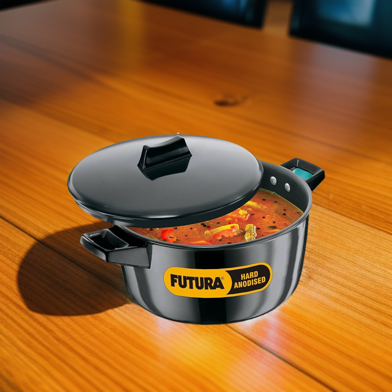 Picture of Hawkins Futura Hard Anodised Cook n Serve 4 Liter Multicolor