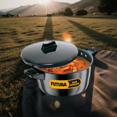 Picture of Hawkins Futura Hard Anodised Cook n Serve 4 Liter Multicolor