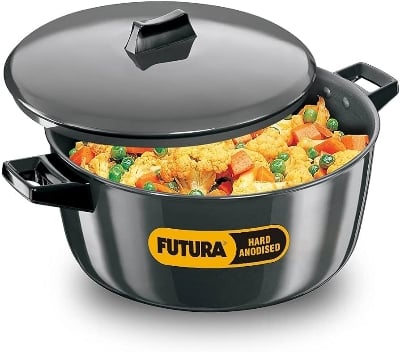 Picture of Hawkins Futura Hard Anodised Cook n Serve 6 Liter Multicolor