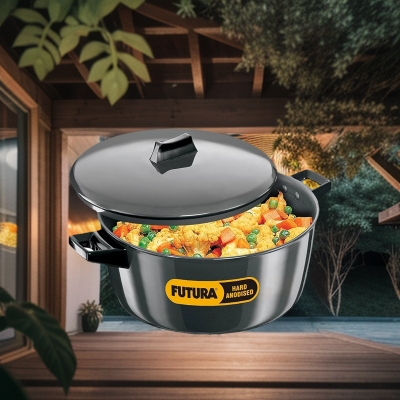 Picture of Hawkins Futura Hard Anodised Cook n Serve 6 Liter Multicolor