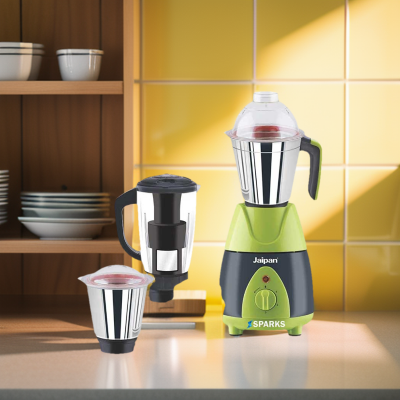 Picture of Jaipan Fruttica 1000 WATT 4 in 1 Mixer Grinder Multicolor