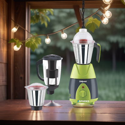 Picture of Jaipan Fruttica 1000 WATT 4 in 1 Mixer Grinder Multicolor