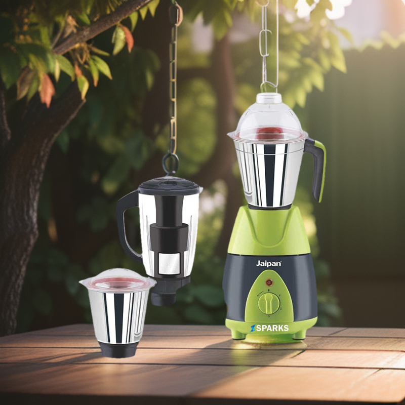 Picture of Jaipan Fruttica 1000 WATT 4 in 1 Mixer Grinder Multicolor