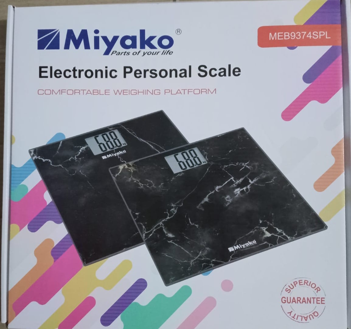 Picture of Miyako Personal Electronic Scale 9374 / 9370 Multicolor