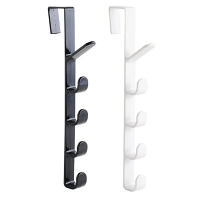 Picture of ABS Door Hanger: Towel Rack, Kitchen Hook, Portable Cup Holder & Hanging Bag Multicolor