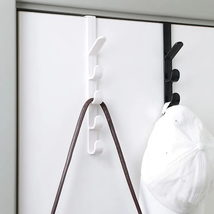 Picture of ABS Door Hanger: Towel Rack, Kitchen Hook, Portable Cup Holder & Hanging Bag Multicolor