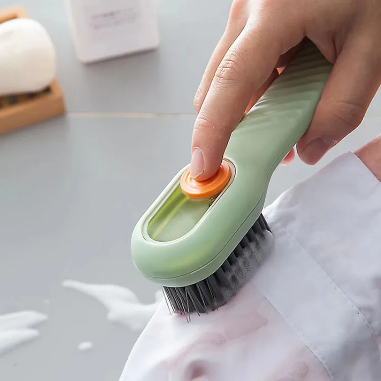 Picture of Multifunctional Liquid Shoe Brush Cleaners Soap Dispenser Cleaning Brush Tools Multicolor