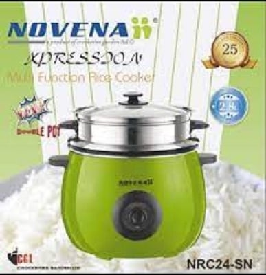 Picture of Novena Multi Function Rice Cooker Xpression 3 Liter NRC-24SN DOUBLE POT Multicolor