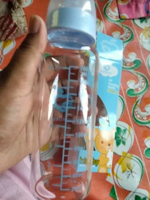 Picture of ApplebearBaby Feeder Apple Bear PP Feeding Glass Bottle with Silicone Nipple 200ml Multicolor
